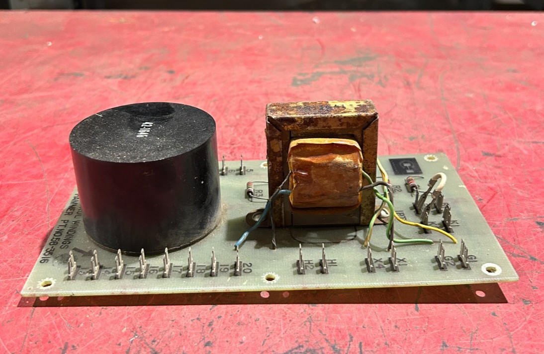 USED CUTLER HAMMER FIRING AMP CONTROL WINDINGS CIRCUIT BOARD 58-3516