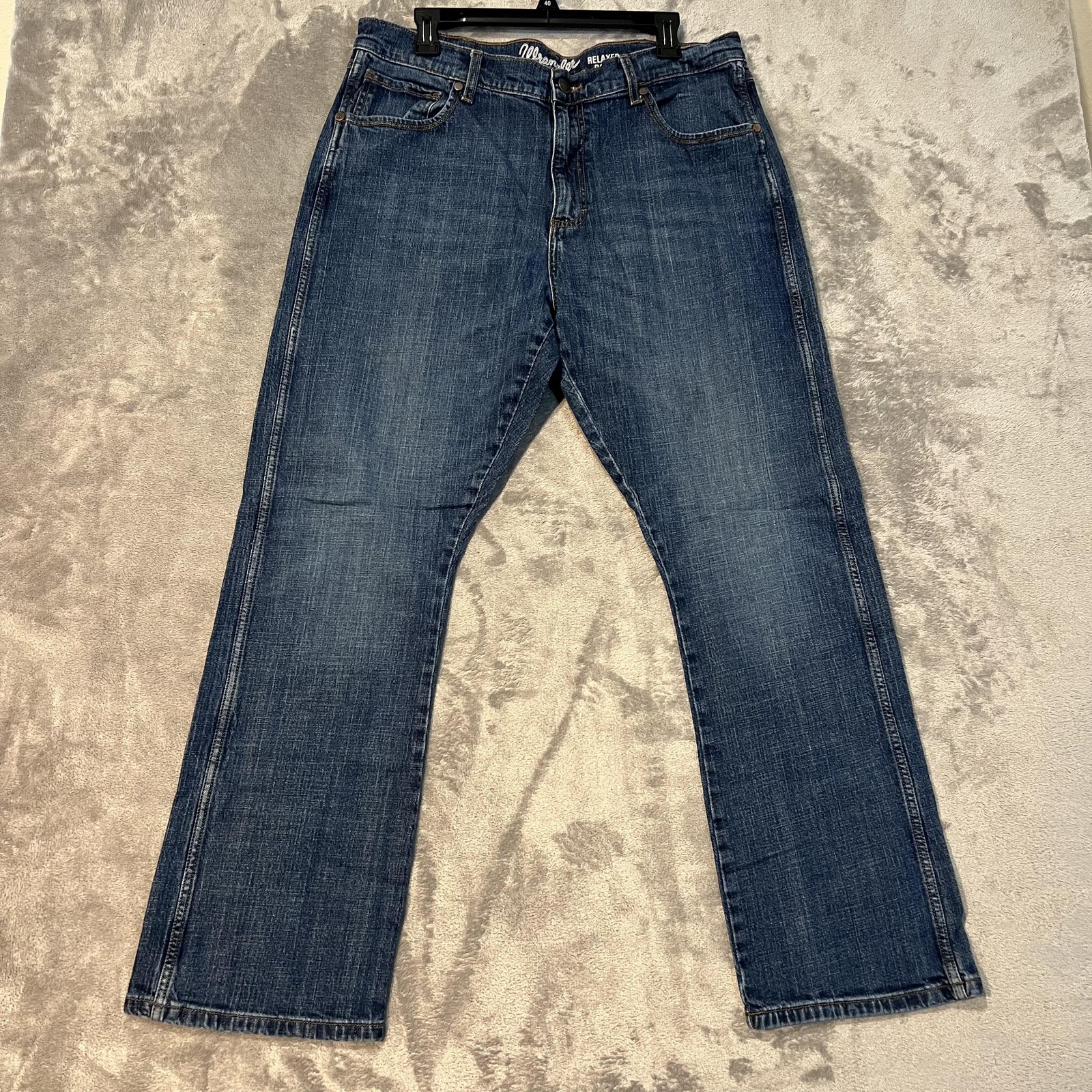 Wrangler Retro Relaxed Boot Jeans Mens 36x32 Medium Wash Blue Bootcut Denim