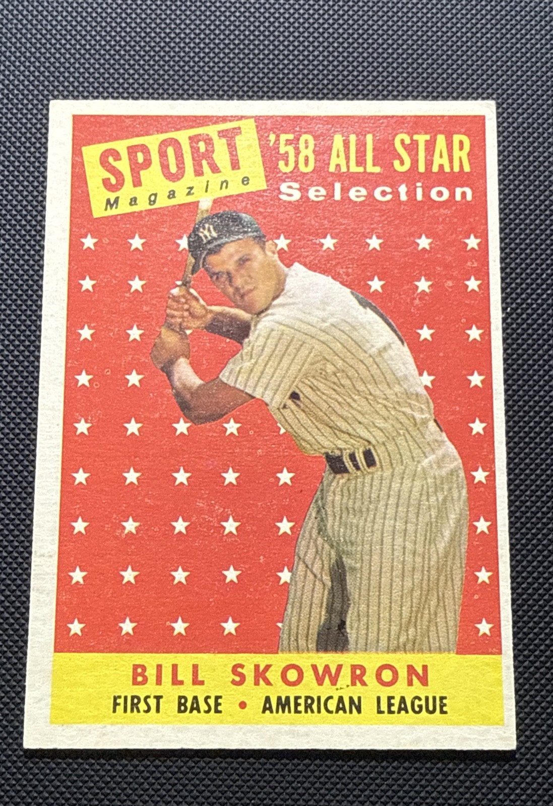 1958 Topps - Sport Magazine '58 All Star Selection Bill Skowron #477 925 1958 Topps - Sport Magazine '58 All Star Selection Bill Skowron #477 925