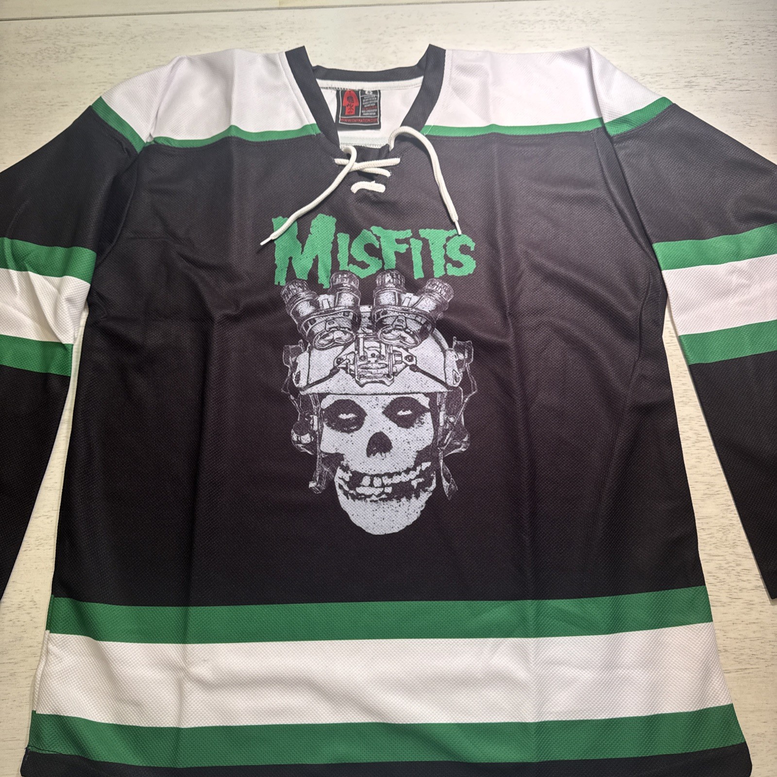 NWT Misfits 138 Band Hockey Jersey Size Men’s Small Danzig Horror Punk Rock NWT Misfits 138 Band Hockey Jersey Size Men’s Small Danzig Horror Punk Rock