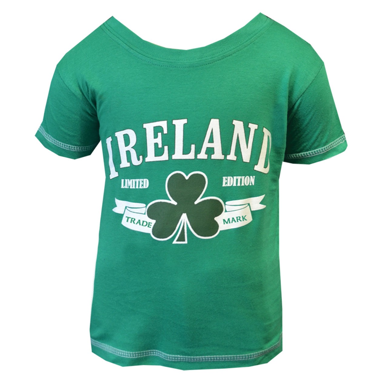 Kids Green Ireland Shamrock T-Shirt