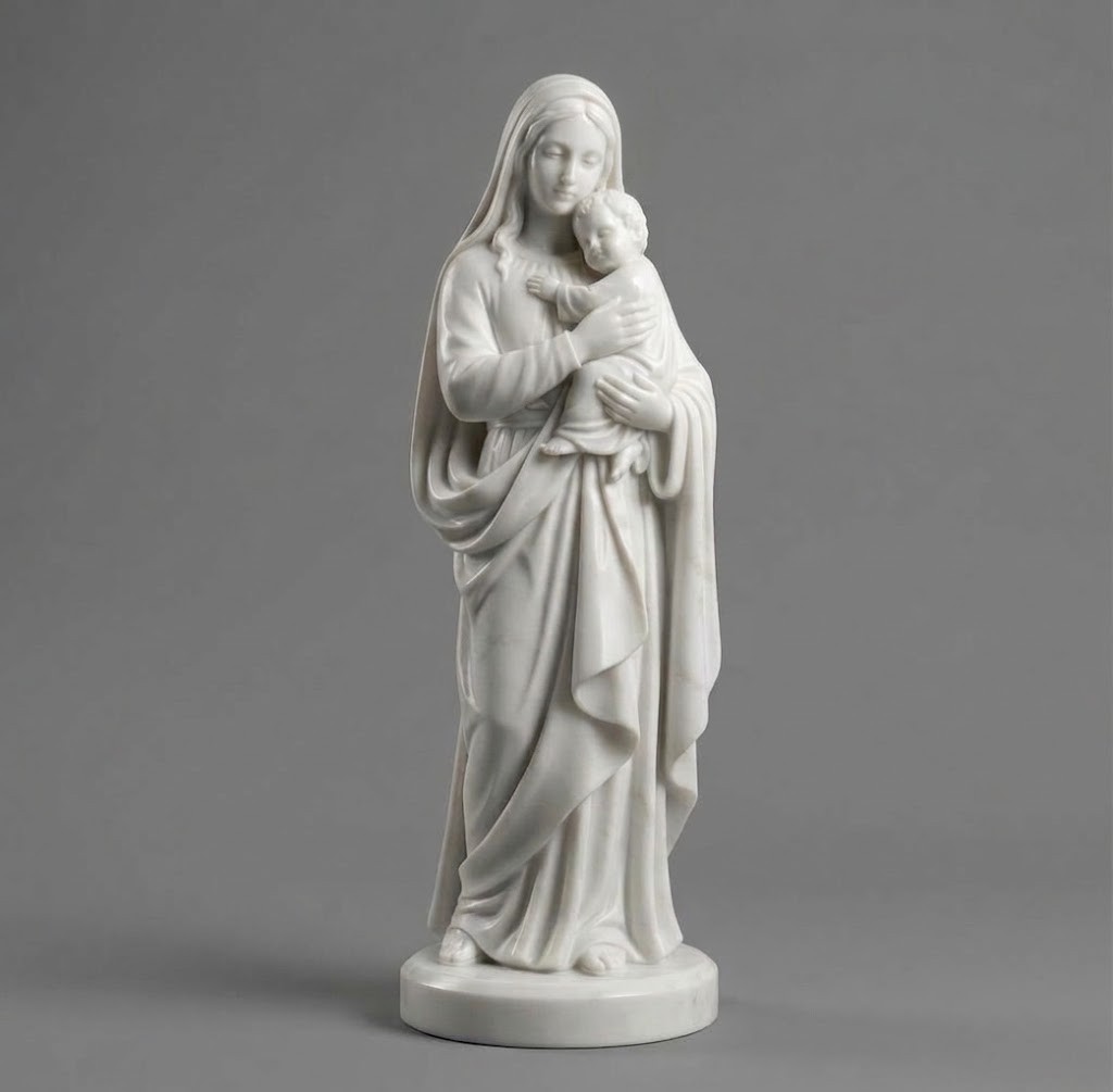 Statue Madonna with Jesus Child INTERMPERIE RESISTANT Various Sizes Statue Madonna with Jesus Child INTERMPERIE RESISTANT Various Sizes