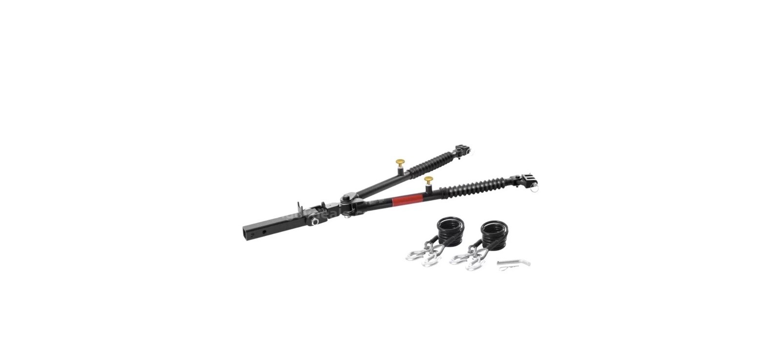 VEVOR Tow Bar 10000 lbs Towing Capacity Ropes Powder-Coating Alloy Steel Bumper-