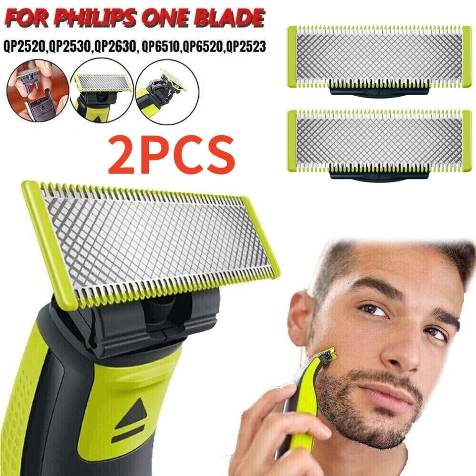 2/4/8PCS Replacement Blades For Norelco OneBlade QP210/80 QP2520 /QP6510 /QP6520