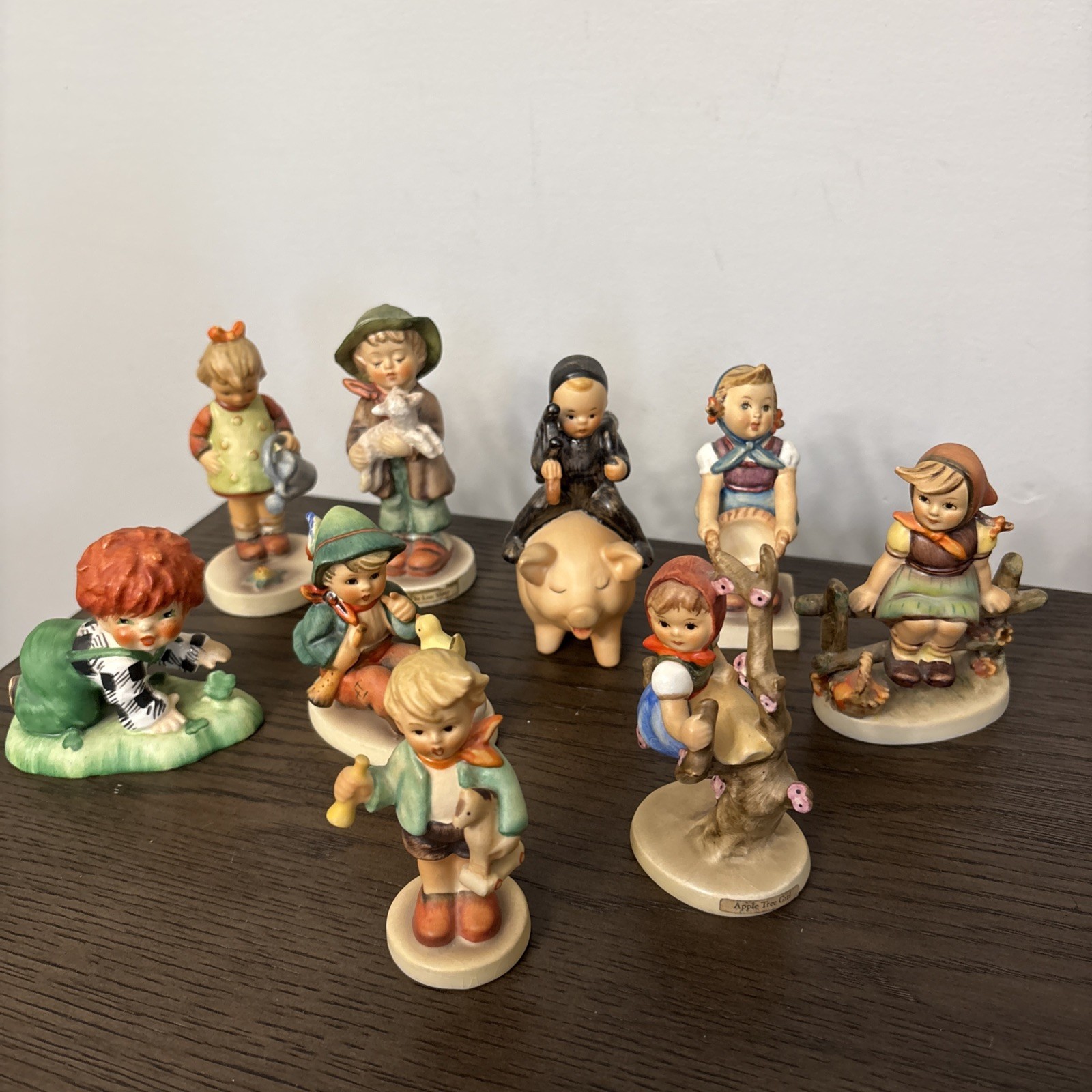 Lot of 9 Vintage Goebel MI Hummel Figurines 1960s Wanderers Estate Collection