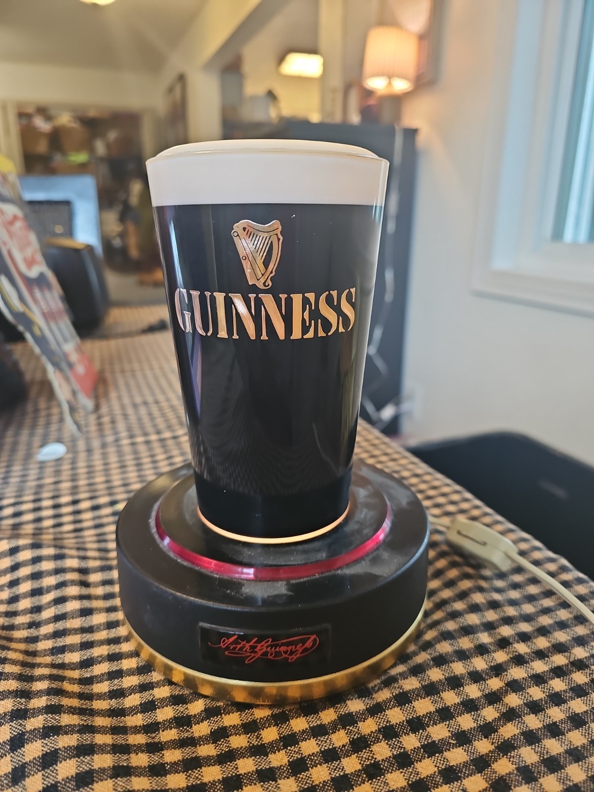 1980 Guinness Beer Pump Light | Rare Original | Original 80s 1980 Guinness Beer Pump Light | Rare Original | Original 80s