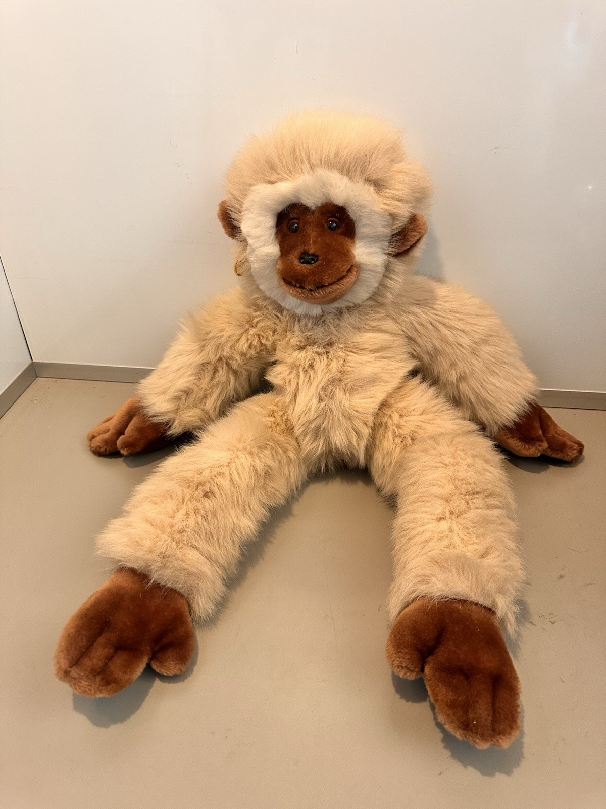 Rango Monkey plush by Vintage Russ Vintage Caress light dark brown NWWTS 28\ Rango Monkey plush by Vintage Russ Vintage Caress light dark brown NWWTS 28\