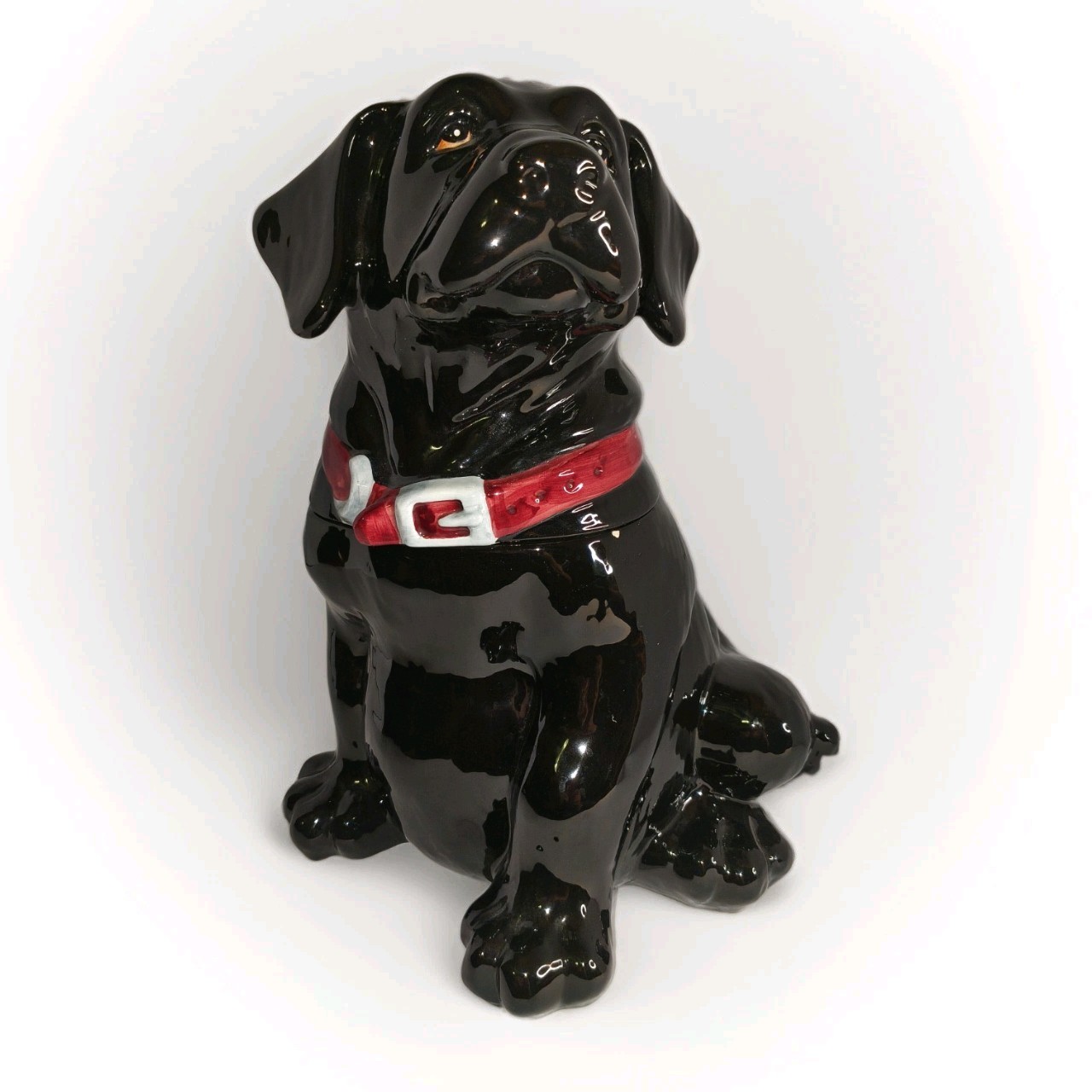 Big Sky Canine Cookie Jar Black Lab Kitchen Collection Carvers 2001