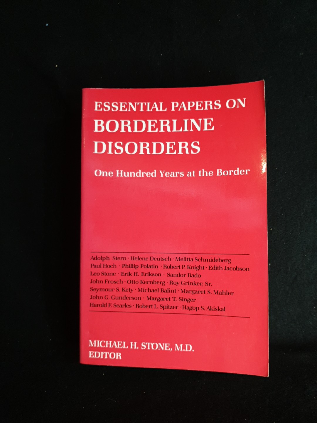 Essential Papers on Borderline Disorders Michael H. Stone 1986 Psychology PB