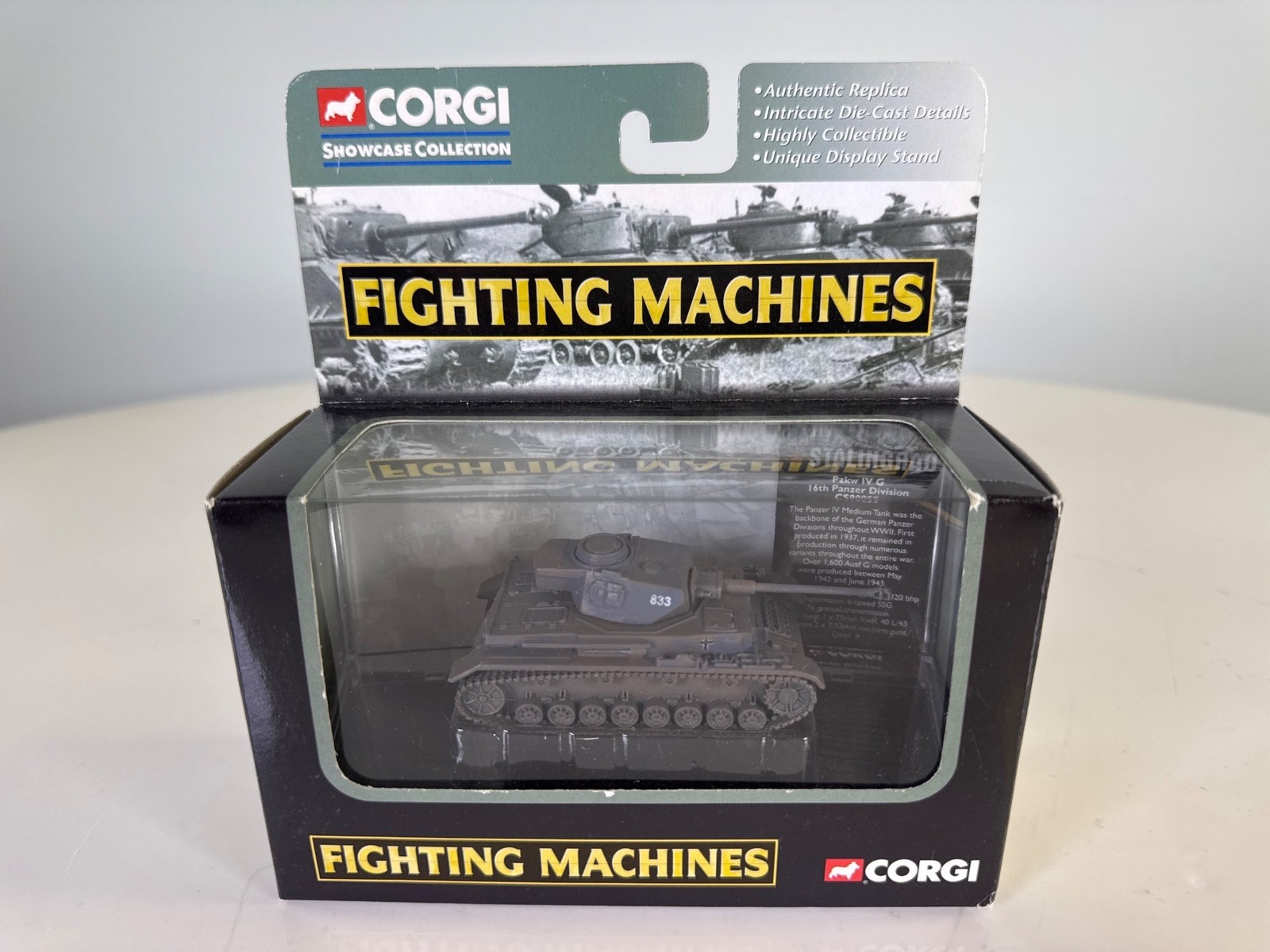 Corgi 20012 Fighting Machines Pzwk IV G 16th Panzer Division CS90059 New in Box