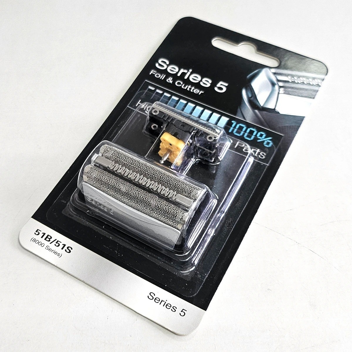 51S Replacement Foil Head Cutter Silver Compatible with Braun 5 Series Shaver