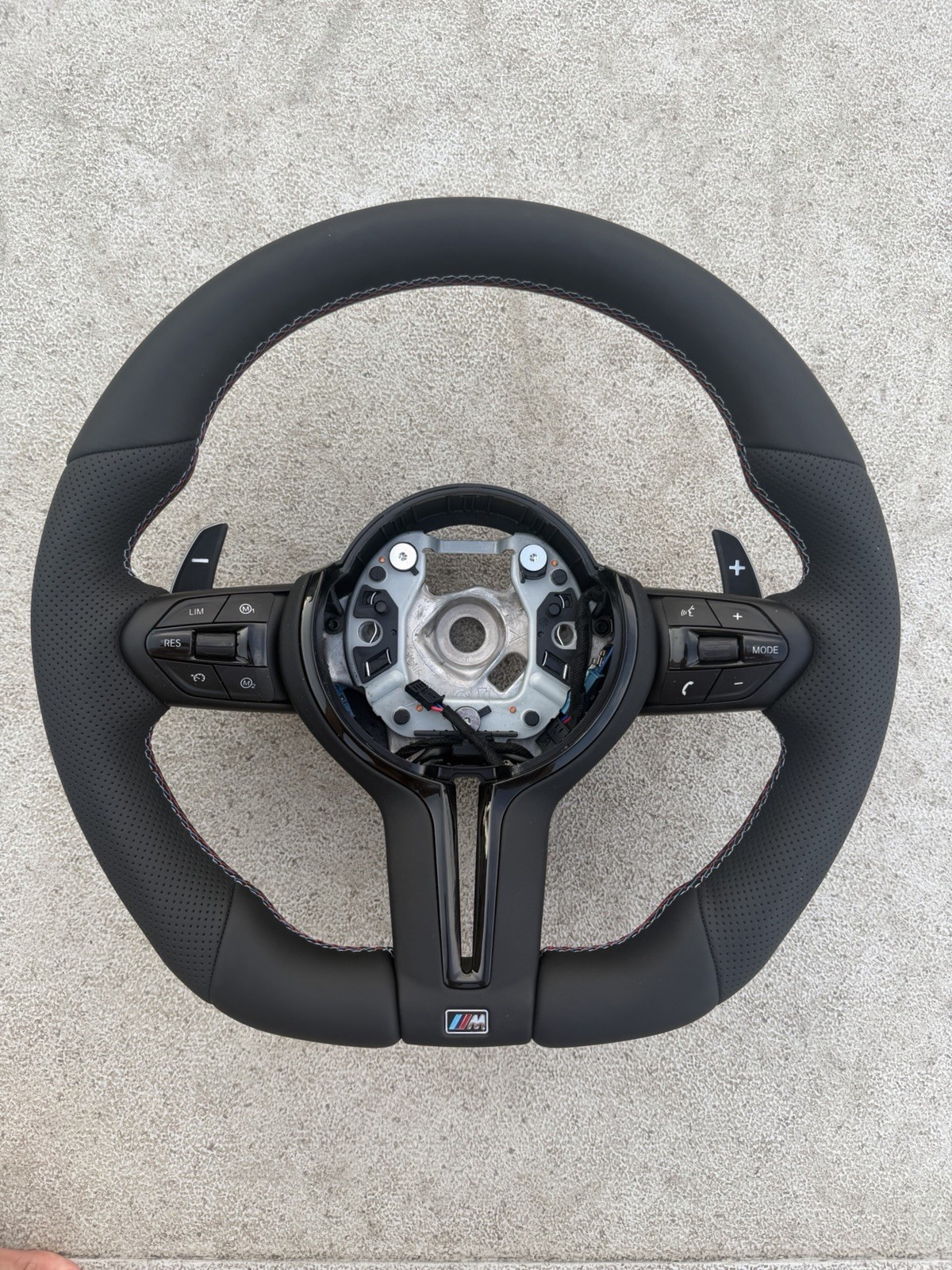 Flat Bottom Steering Wheel Fits BMW F10 F11 F07 F06 F12 F13 F01 F02