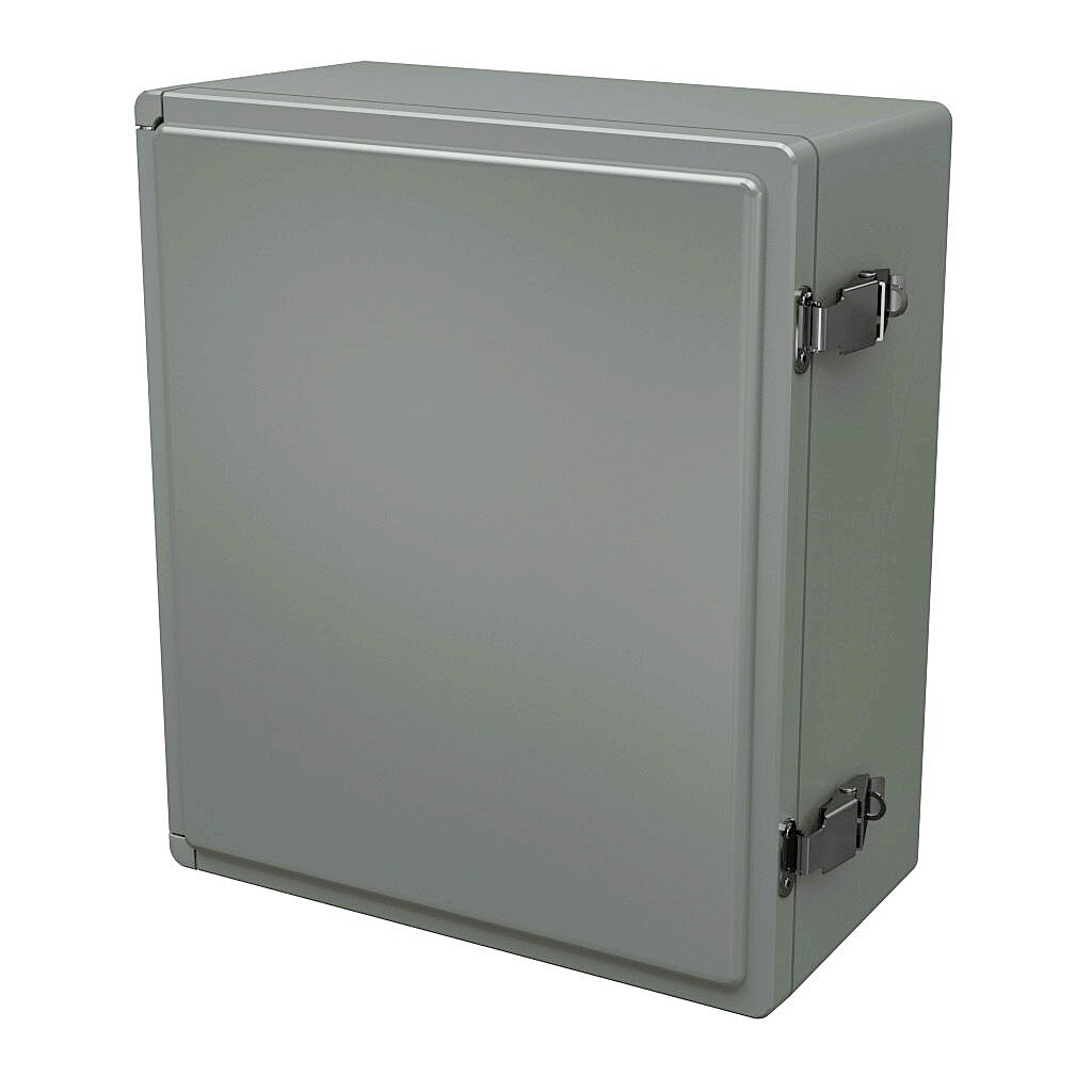 Stahlin Fiberglass Enclosure CL1513HPL 15x13x7 NEMA 4X + Hammond 1485B6 Wireway