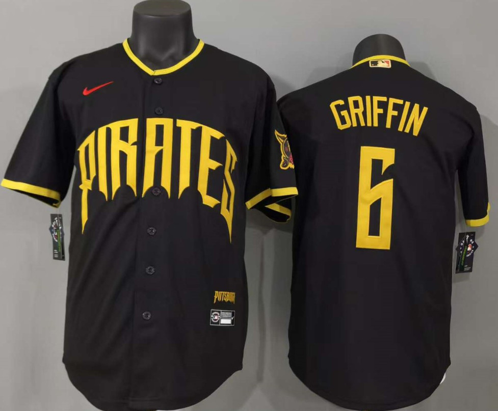 Pittsburgh Pirates 2026 City Connect Baseball Black Jersey S-3XL NWT