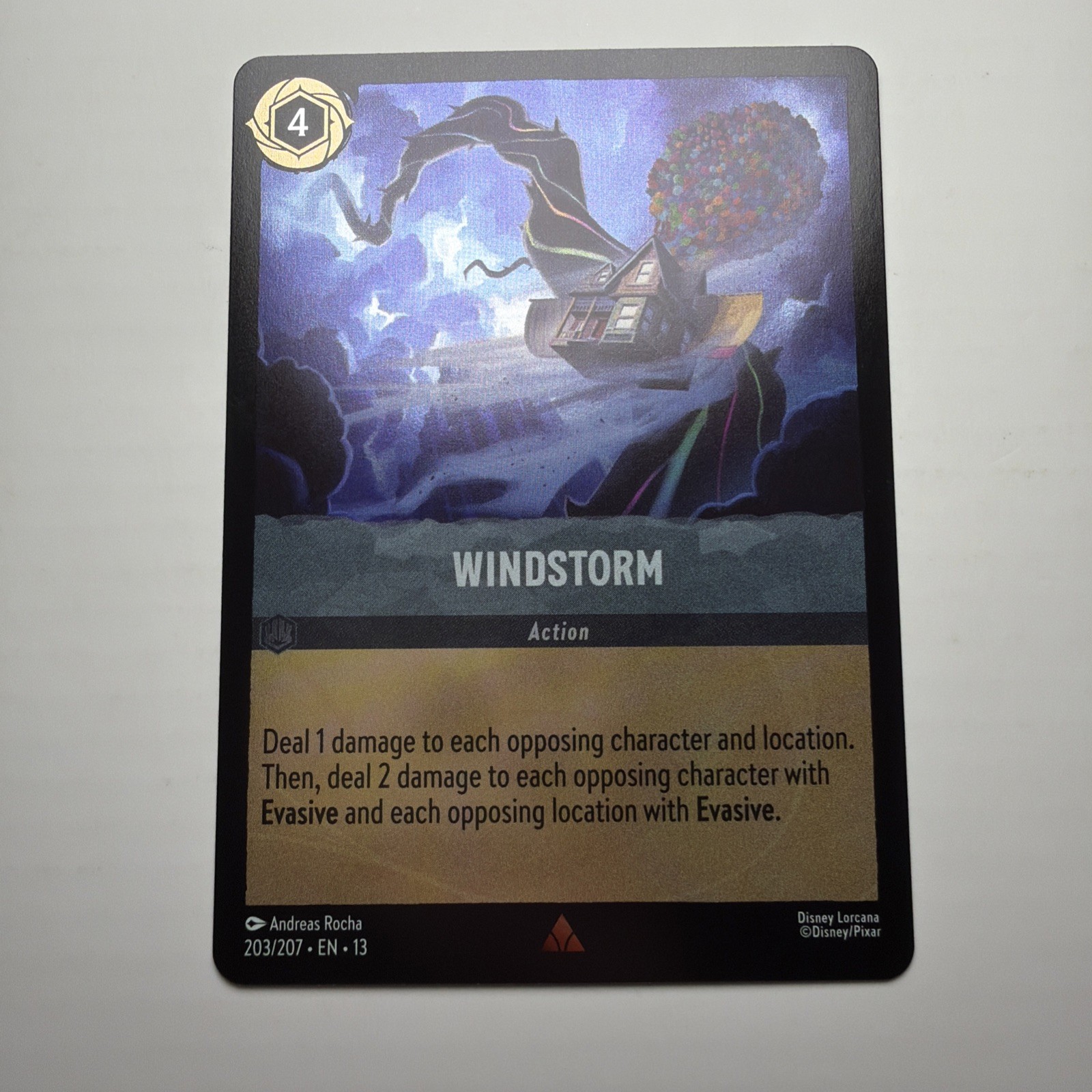 Windstorm 203/204 Action Rare Cold Foil Disney Lorcana Attack of the Vine UP