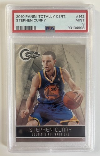 Stephen Curry Silver Etched #/1849 - 2010 Panini Totally Certified PSA 9 POP 23 Stephen Curry Silver Etched #/1849 - 2010 Panini Totally Certified PSA 9 POP 23
