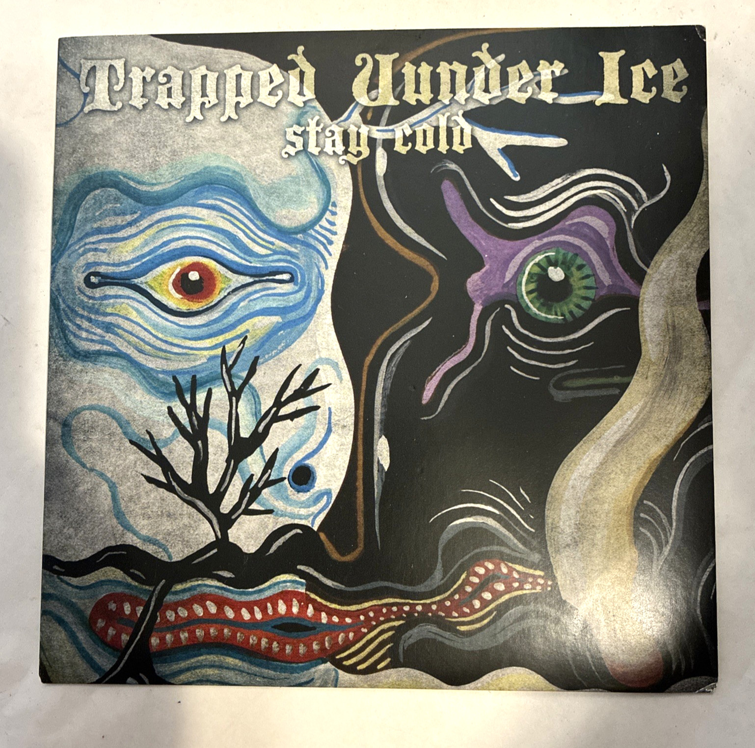 Trapped Under Ice Stay Cold 5th Press 7” Vinyl Hardcore Punk 2013 on White Vinyl