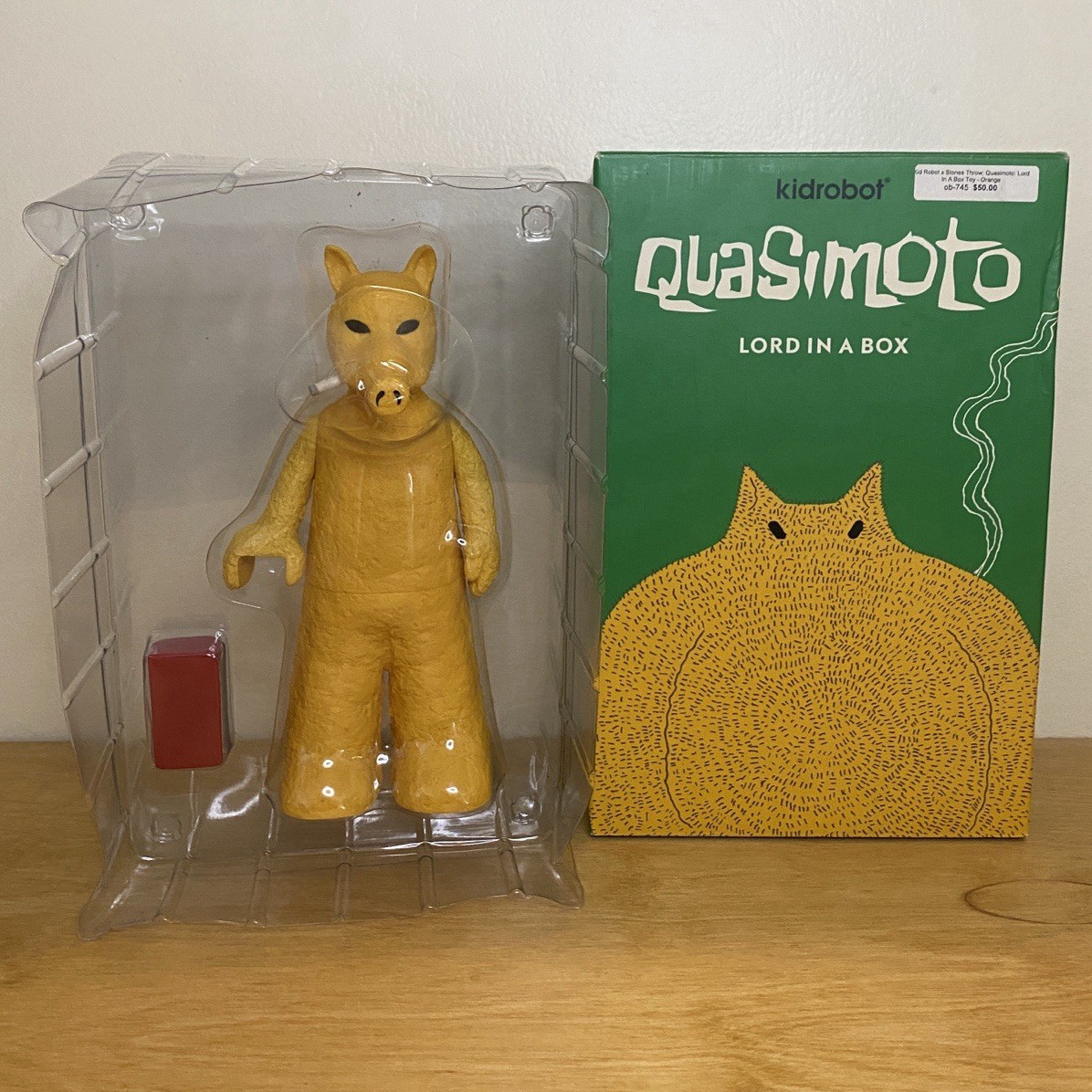 Kidrobot Quasimoto Lord In A Box 8in Vinyl Figurine Boxed w/ Accessory