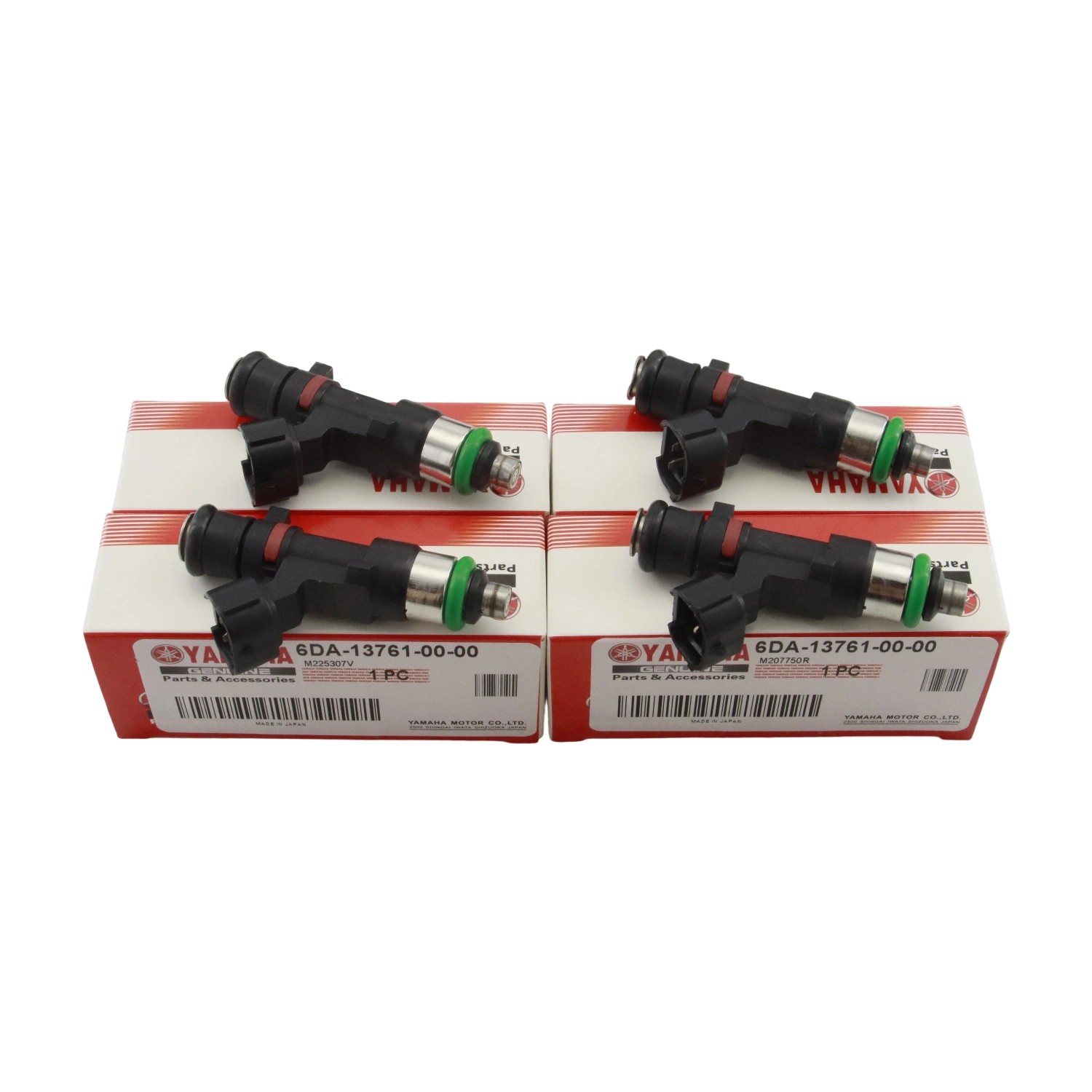 OEM Yamaha 6DA-13761-00-00 Fuel Injector Set of 4 150HP 175HP 200HP 2013-22+