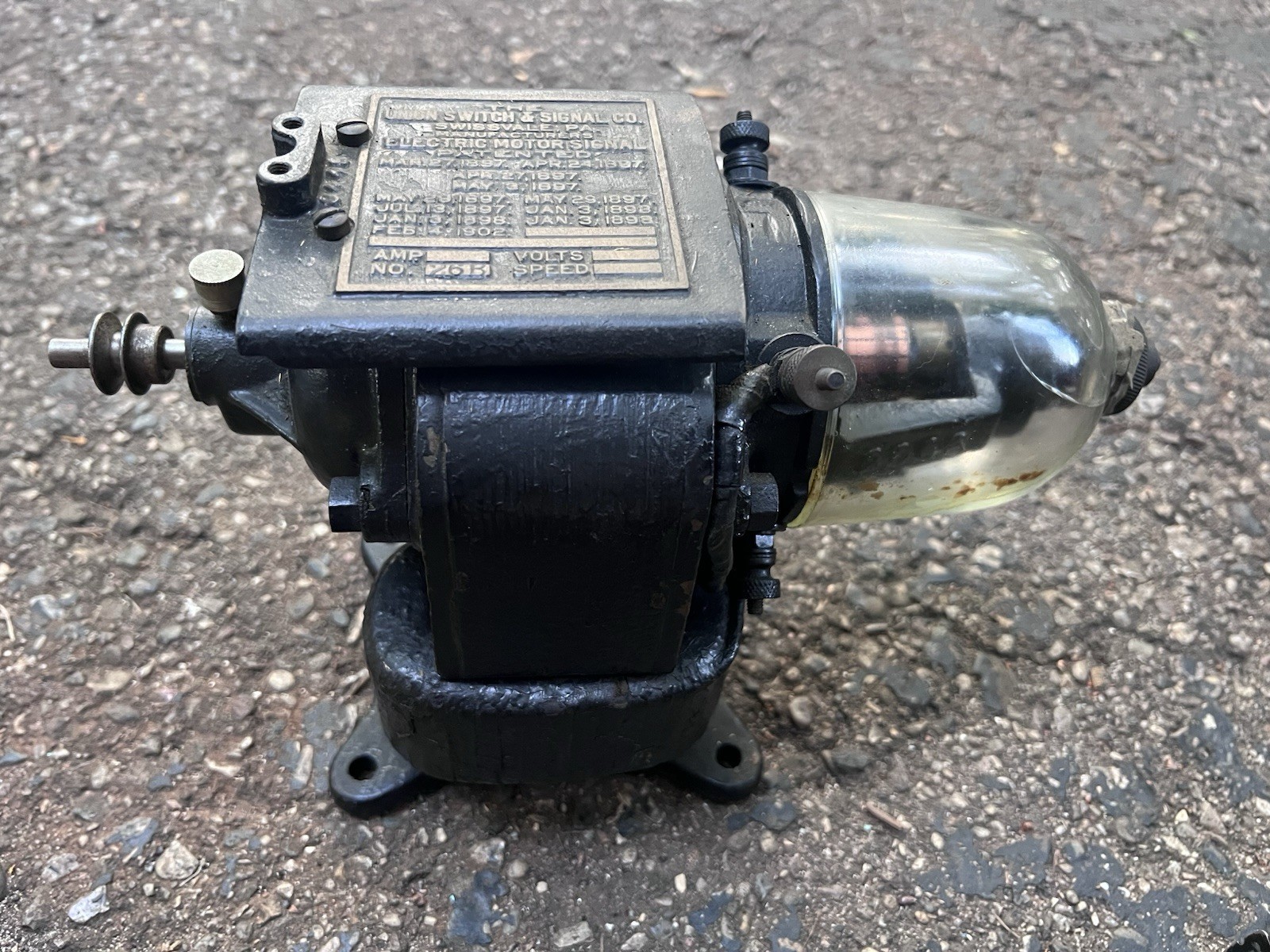 Early Antique Electric Union Switch Signal 26b Motor Railroad Semaphore Rr Train Early Antique Electric Union Switch Signal 26b Motor Railroad Semaphore Rr Train