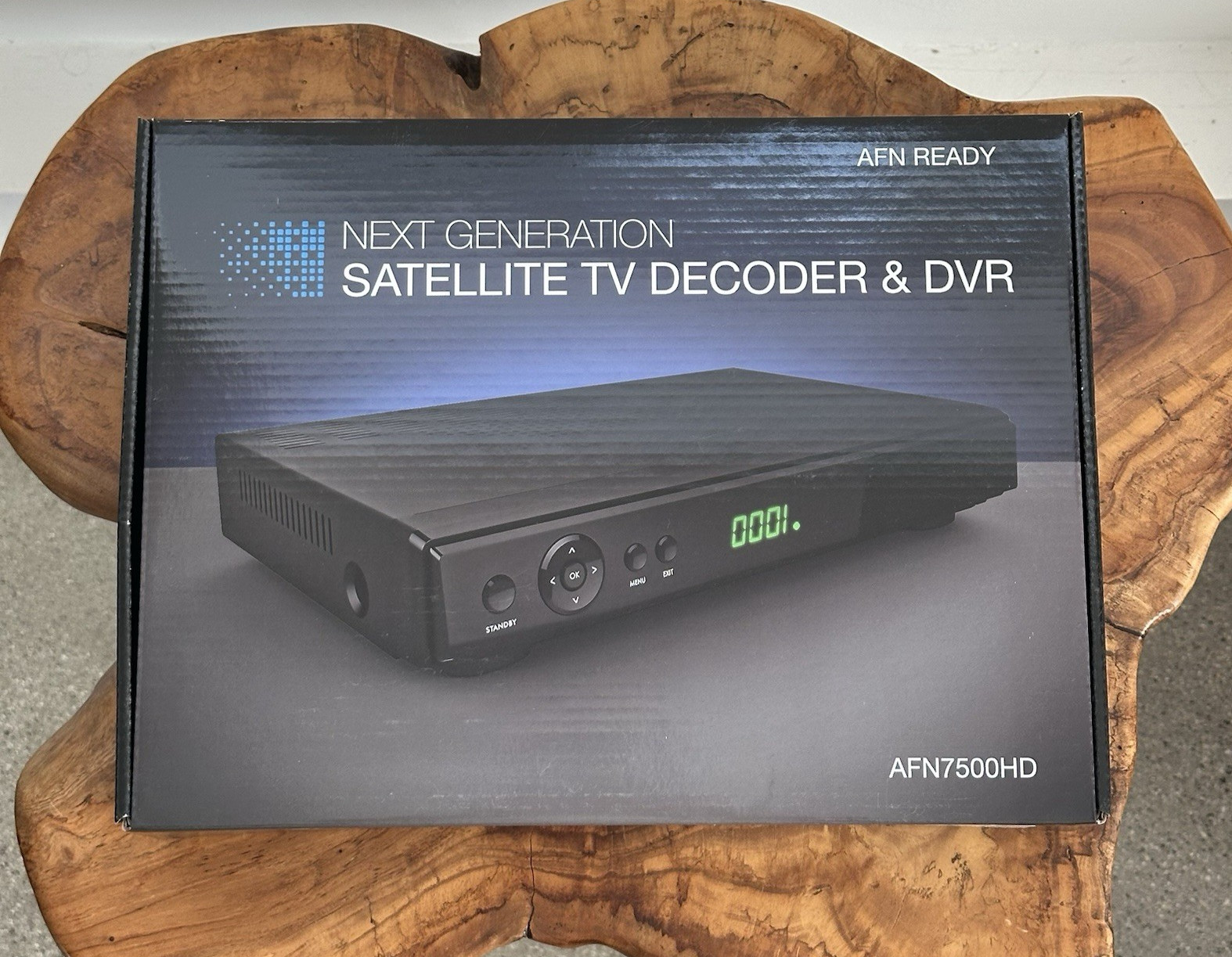 NEW Next Generation AFN DVR Satellite Receiver TV Decoder & DVR AFN7500HD