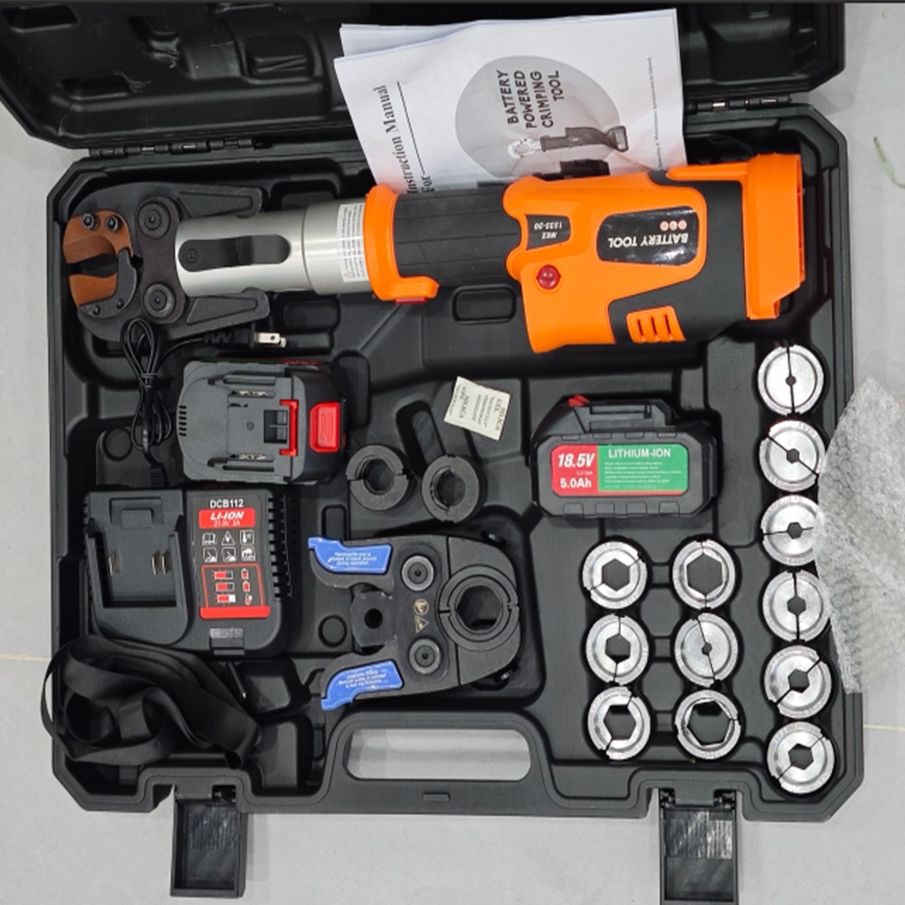 Pro Press Tool Pipe Crimping Kit Press Tool Battery Kit Fit 1/2\ Pro Press Tool Pipe Crimping Kit Press Tool Battery Kit Fit 1/2\