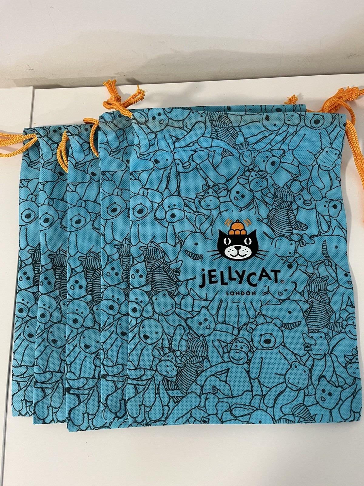 5 X AUTHENTIC Jellycat Dust Bag Small 7.5''*10.5 '' Storage Bag 5 X AUTHENTIC Jellycat Dust Bag Small 7.5''*10.5 '' Storage Bag