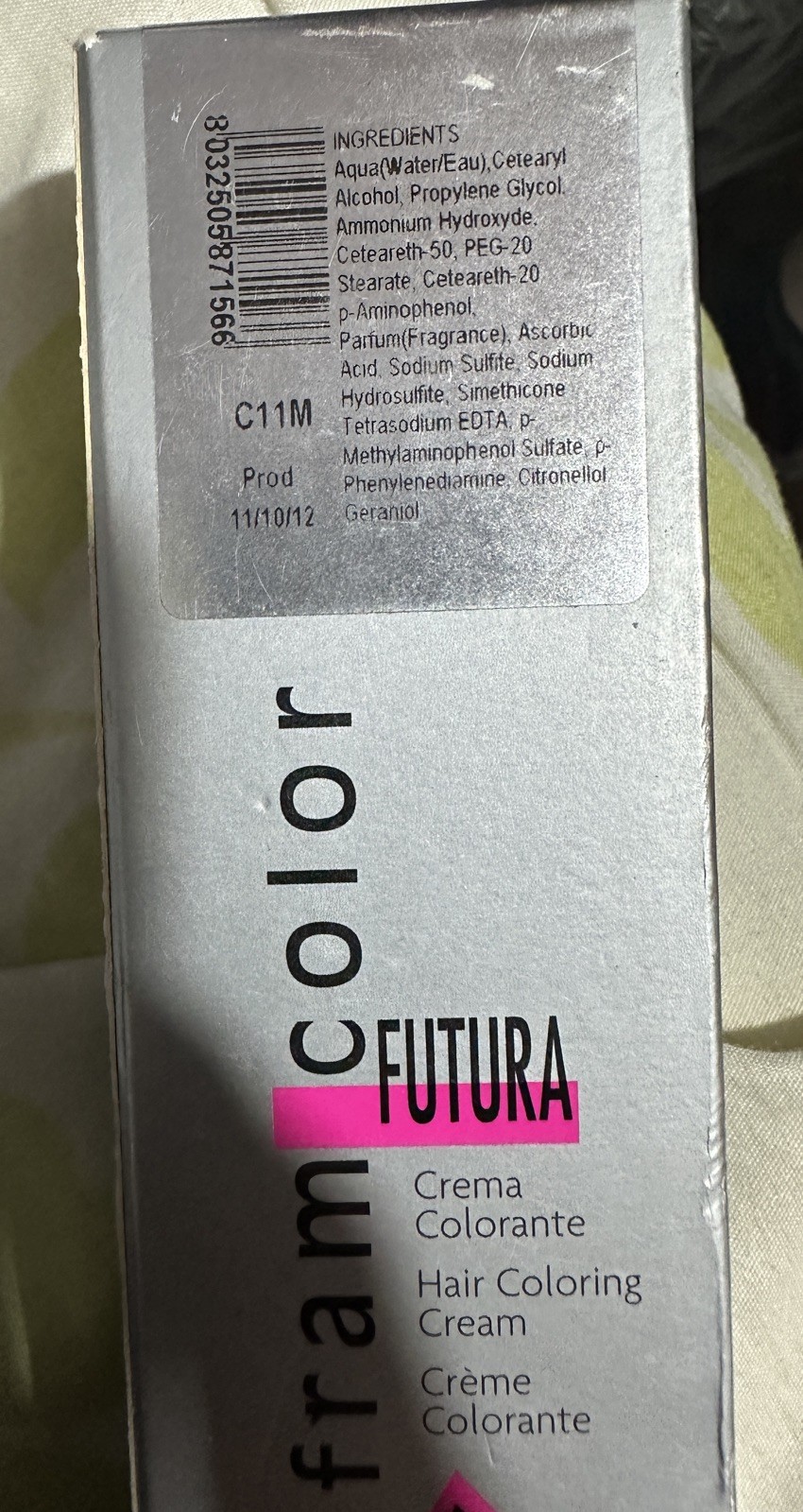 FRAMESI Framcolor FUTURA Professional Hair Color Cream (EXPIRED) ~ 2 oz. / 60 mL