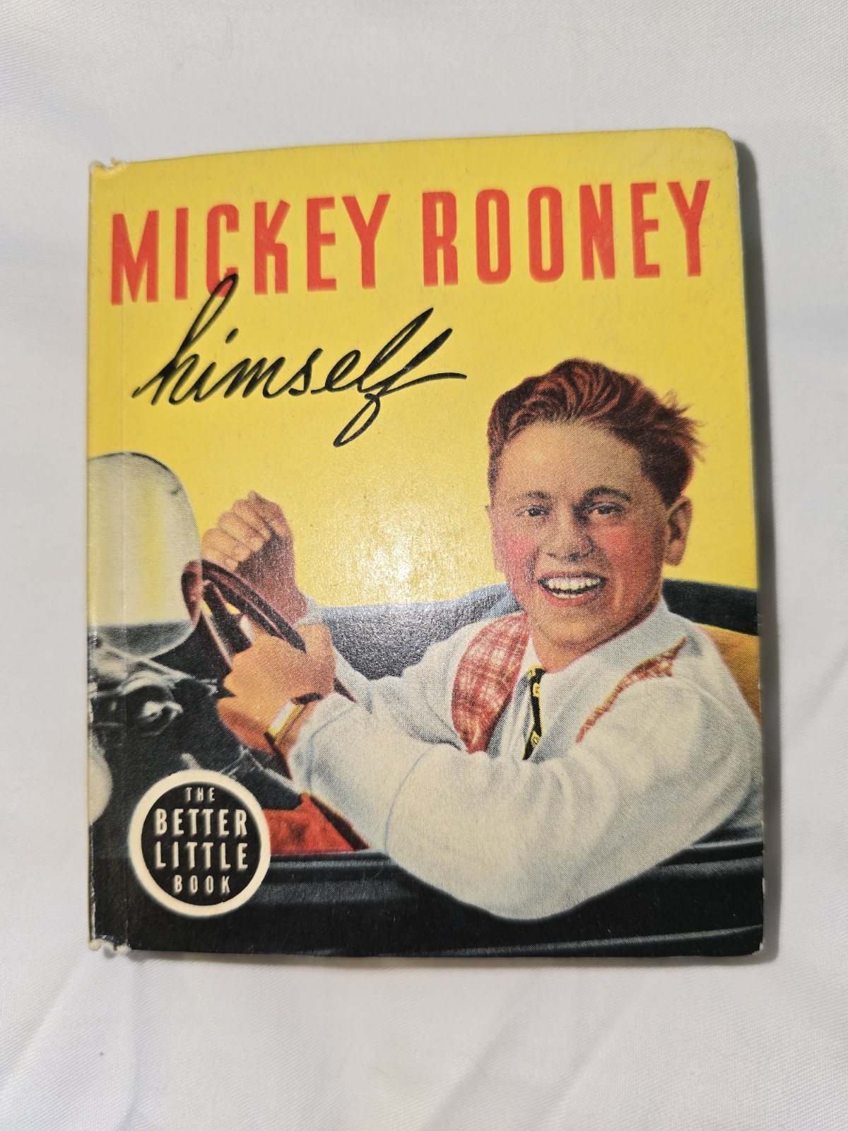 Vtg. 1939 Mickey Rooney Himself Better Little Book #1427 Whitman MGM Movie Star