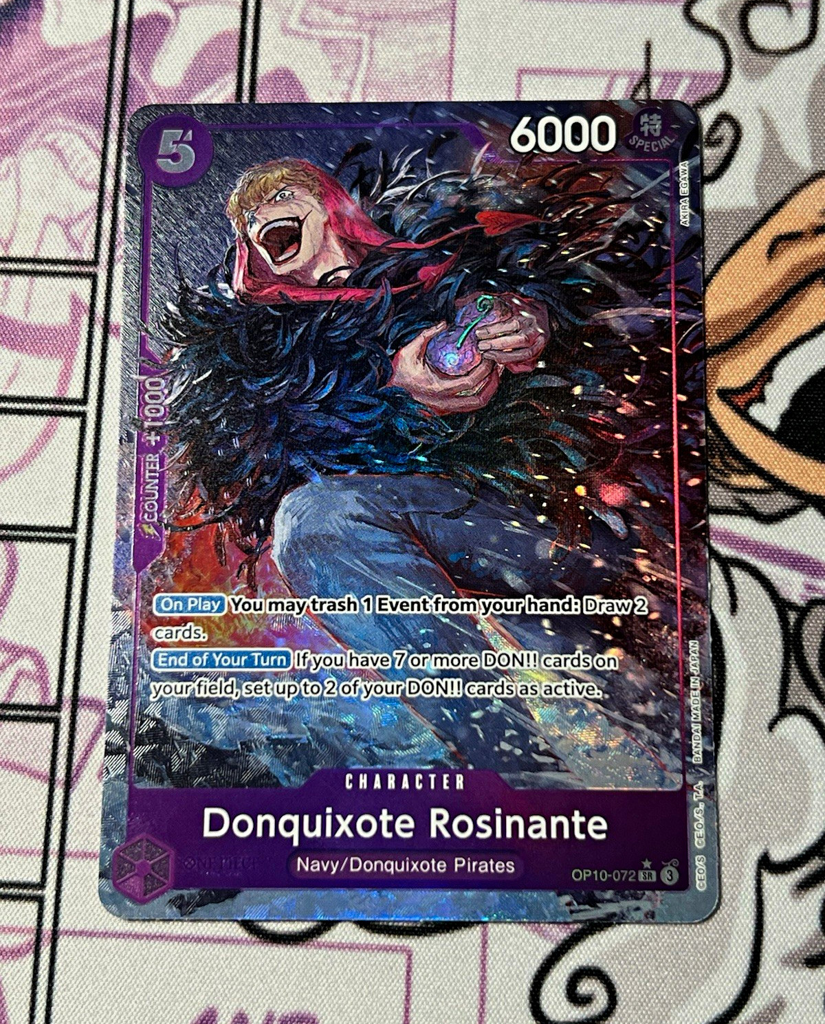 Donquixote Rosinante OP10-072 SR Alternate Art - One Piece TCG English NM