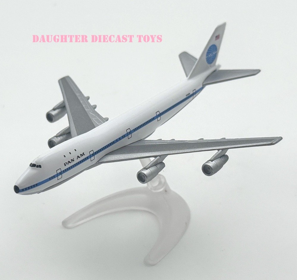 1969 PAN AM AIRLINES 747 JUMBO JET Diecast Metal Airplane-NEW/Pristine Condition