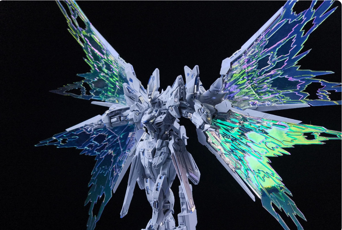 Changlong 7701 MGEX 1/100 Strike Freedom Twilight Coating - w/ wing effect parts