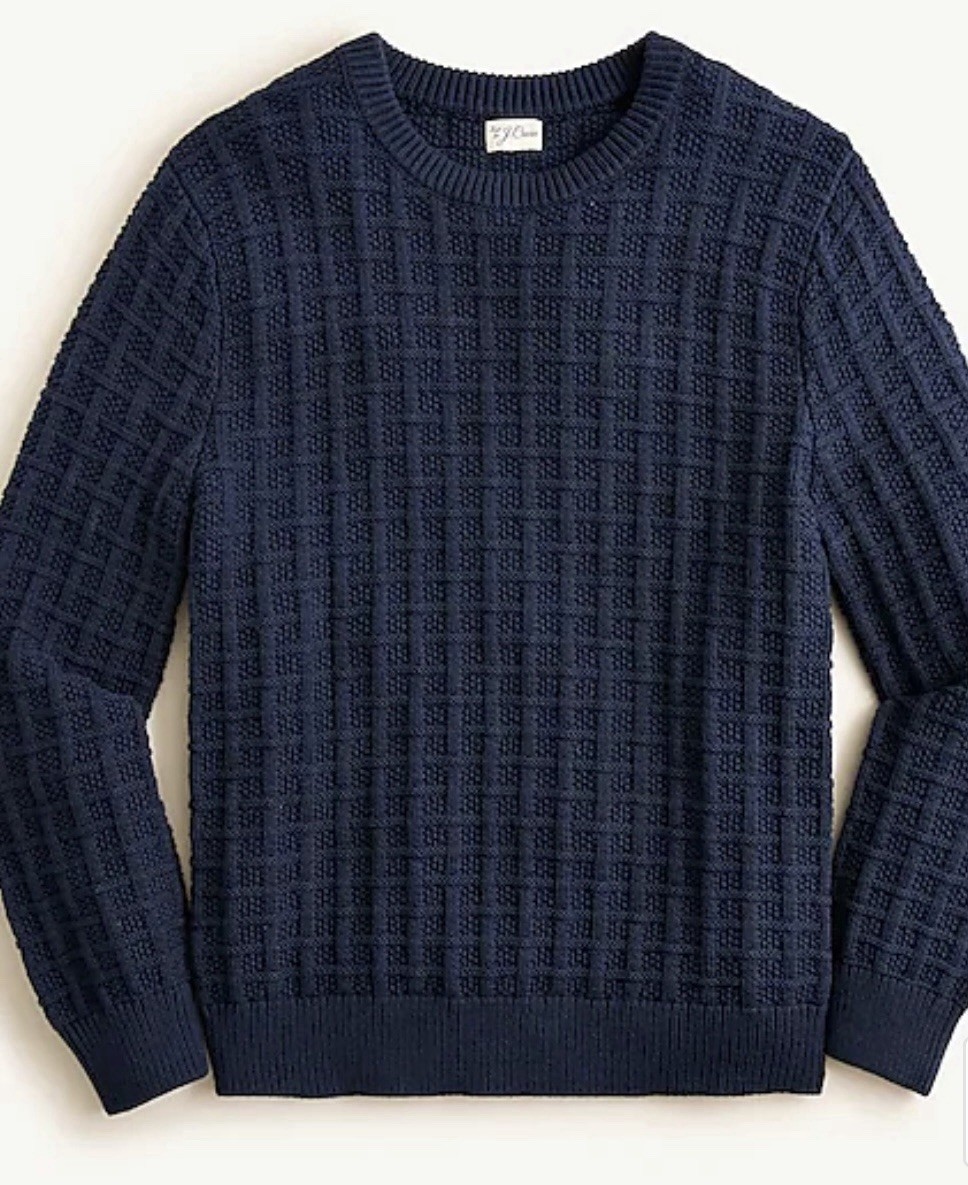 NWT J Crew Men's Cable Sweater Pullover Size M/L/XL