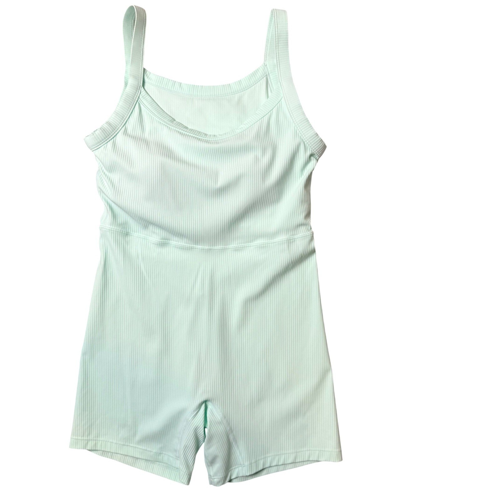 Paragon Fitwear Ribbed Shortsuit Activewear Pastel Green Size L Athletic Padded Paragon Fitwear Ribbed Shortsuit Activewear Pastel Green Size L Athletic Padded