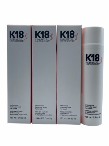 3 pack of K18 professional molecular repair hair mask