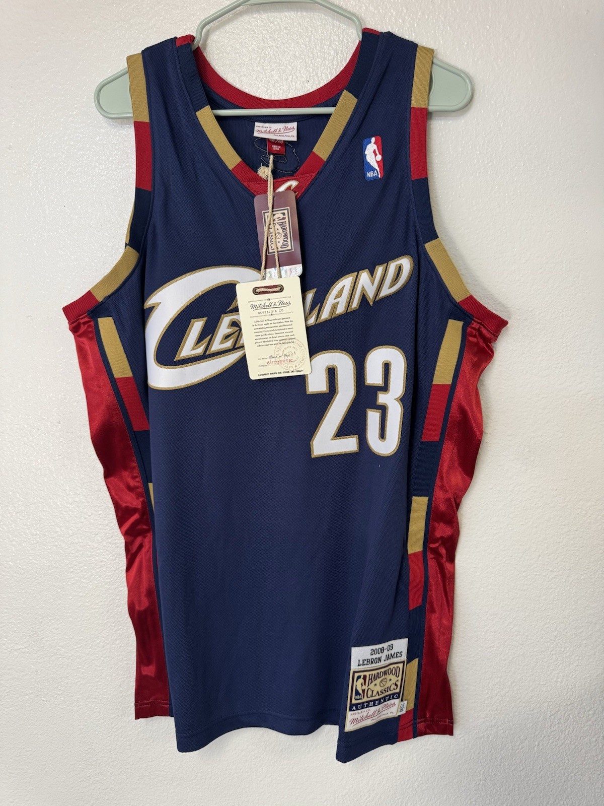 Mitchell &Ness NBA Cleveland Cavaliers 2008-09 Lebron James Authentic Jersey XL Mitchell &Ness NBA Cleveland Cavaliers 2008-09 Lebron James Authentic Jersey XL