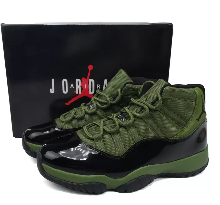 Jordan 11 Retro Green Men's All Size US 7-12 Jordan 11 Retro Green Men's All Size US 7-12