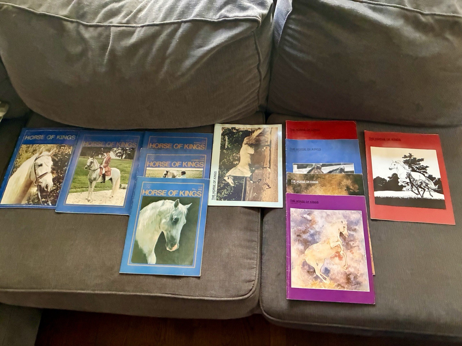 RARE Lot Of 11 Vintage 1985-1991 The Horse Of Kings Magazine - Andalusian