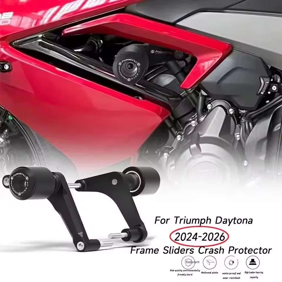 For Triumph Daytona 660 Frame Sliders Crash Protector 2024-2026