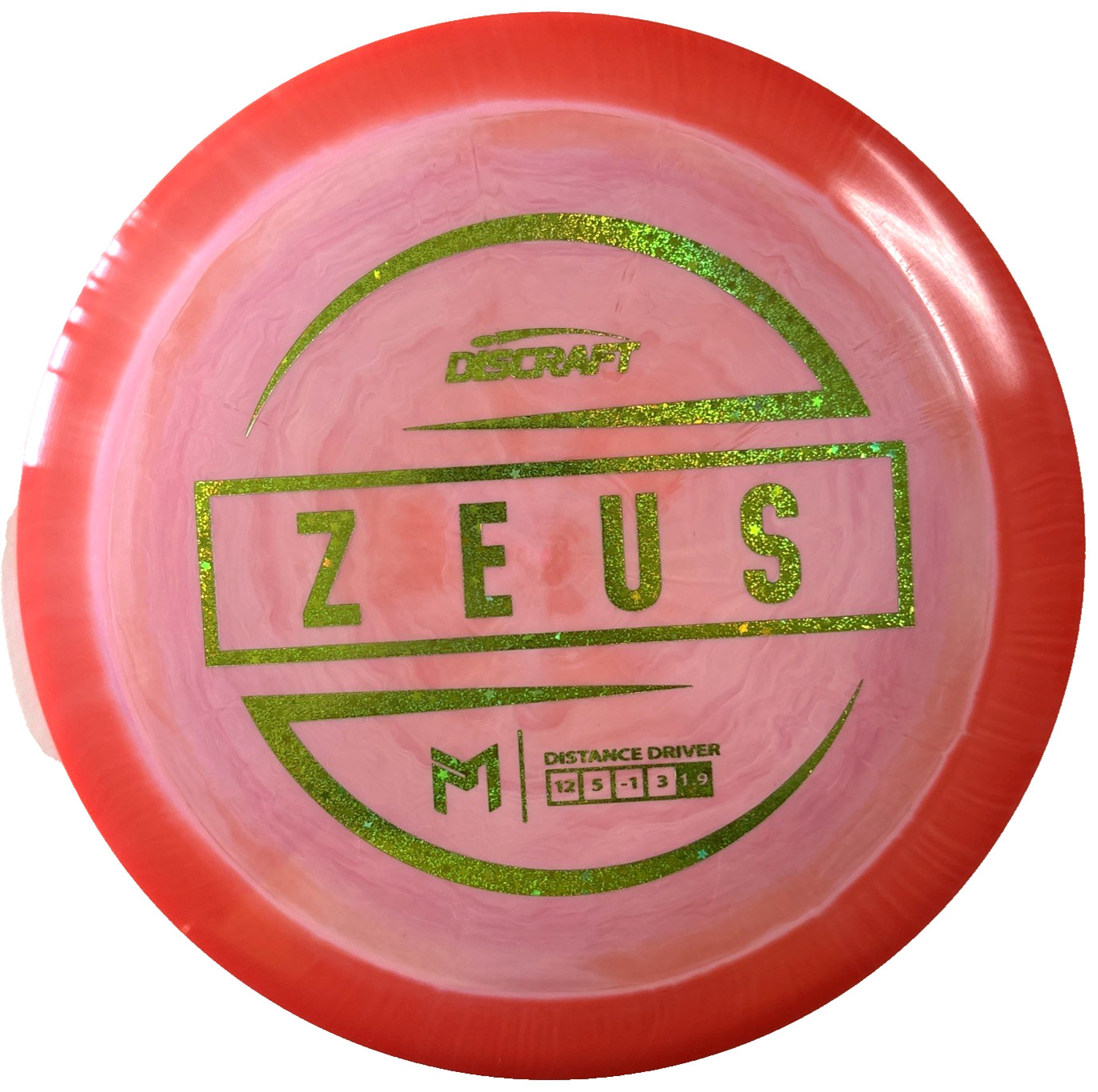 Discraft ESP Zeus 173g Scaled Paul McBeth Swirly Run Neutral Flatness New