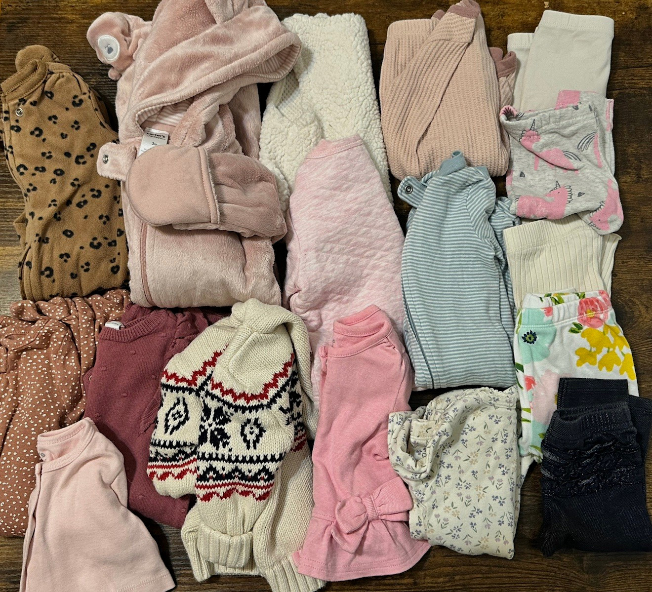 Carter\'s Ralph Lauren Baby Girl 3-6M winter Clothing Lot