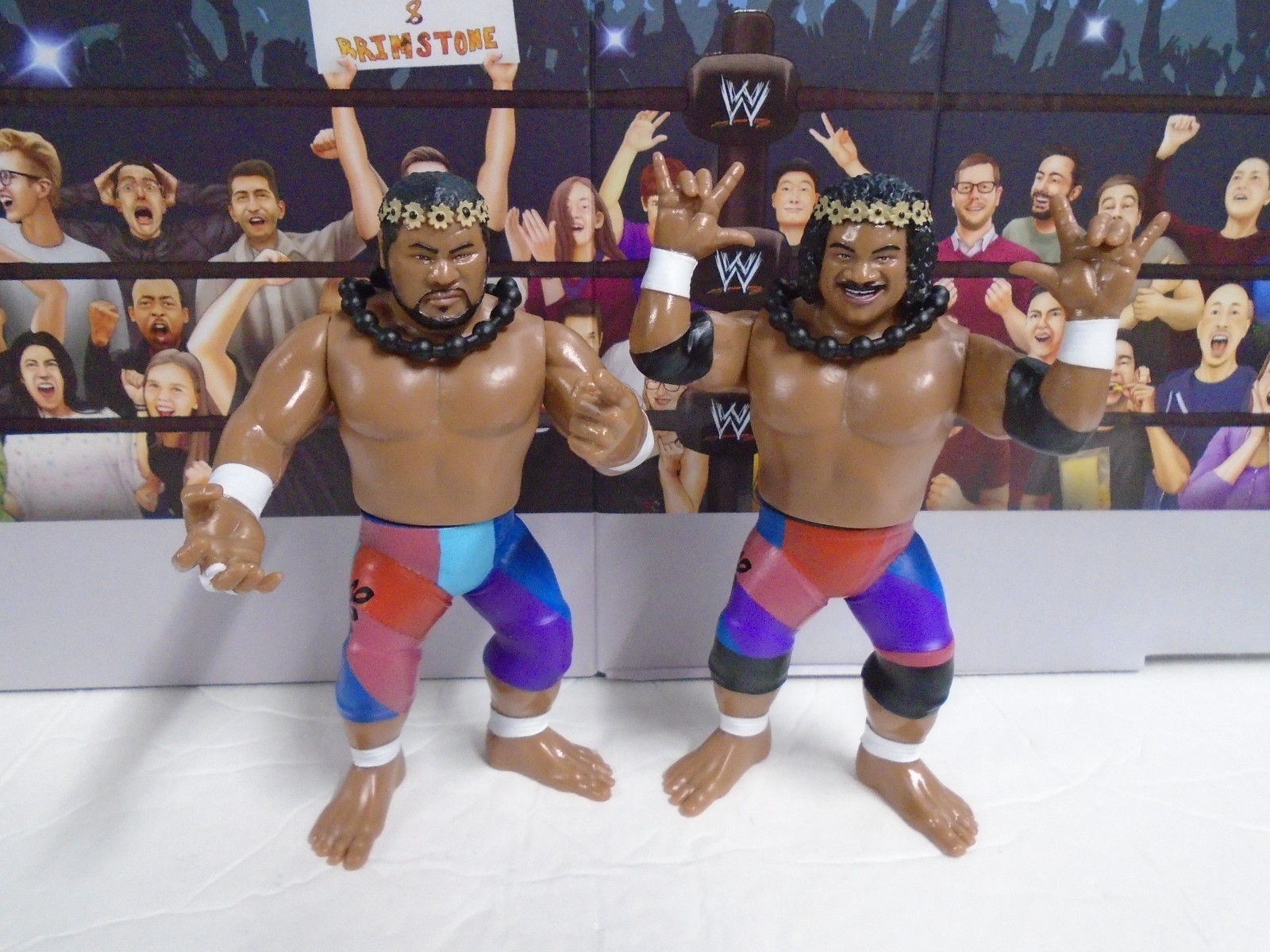 Epic Toys Wrestling Megastars Islanders 2-Pack Haku & Tonga Kid Retro Figures