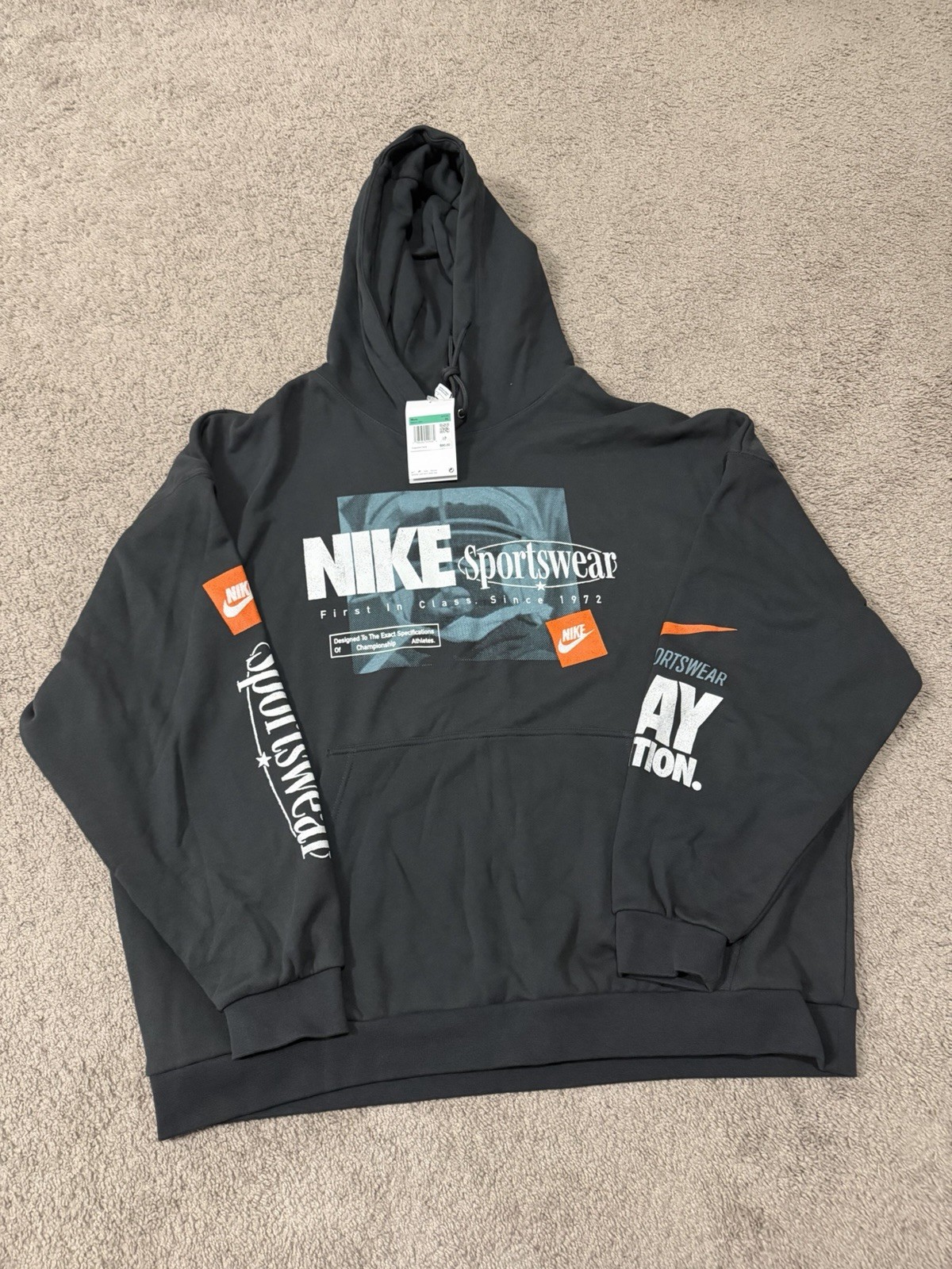 Nike NSW Club Oversized French Terry Hoodie IB8257-045 Men’s XL NWT