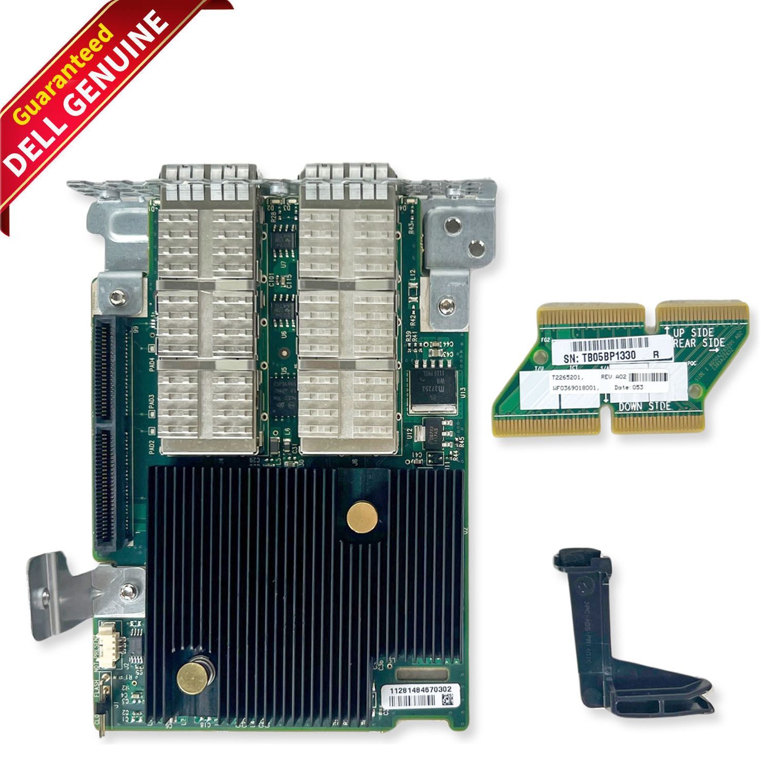 Dell Mellanox ConnectX-2 MCQH29-XDR Dual-Port 40GbE QSFP+ Infiniband HBA JR3P1 Dell Mellanox ConnectX-2 MCQH29-XDR Dual-Port 40GbE QSFP+ Infiniband HBA JR3P1