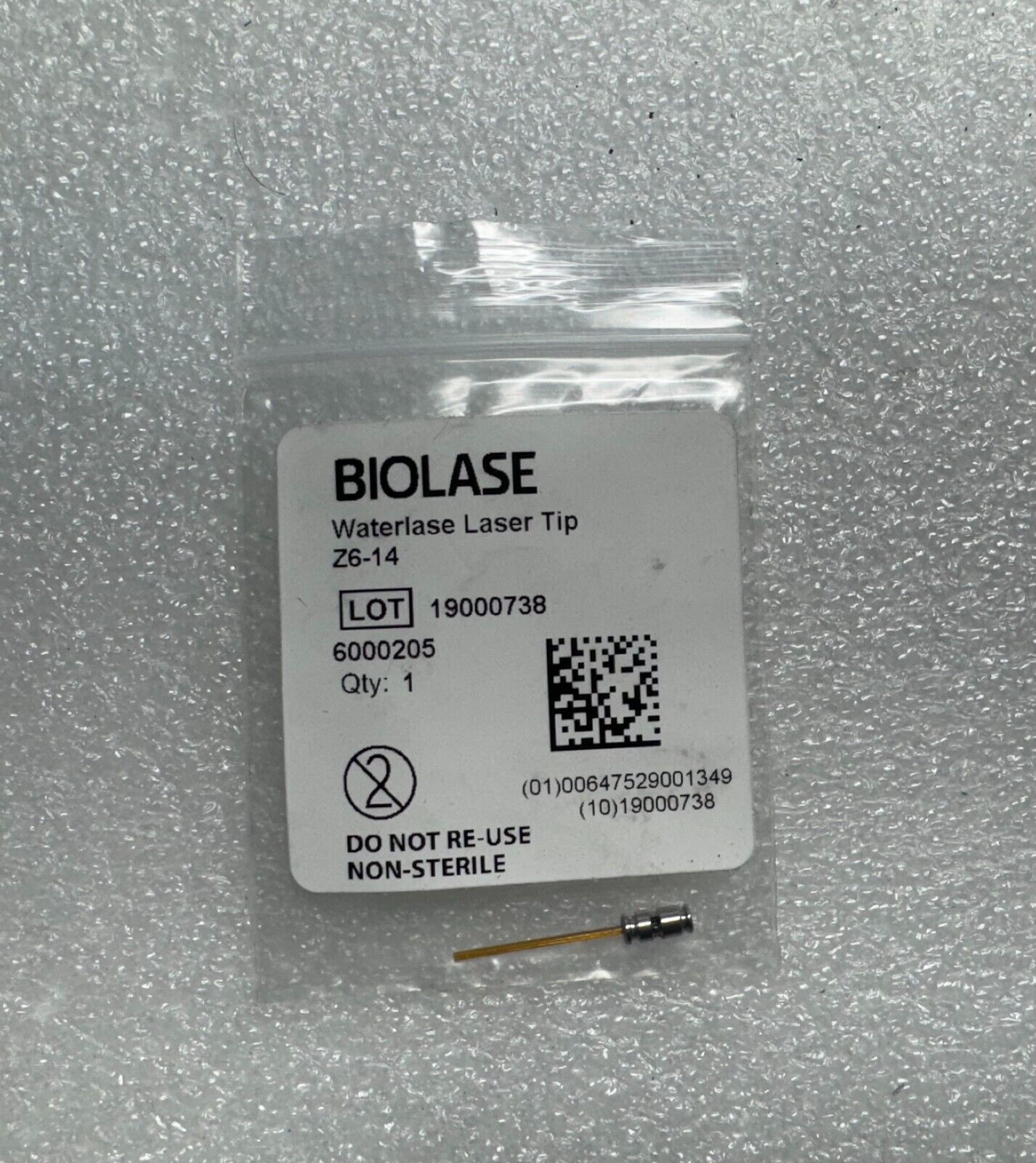 Biolase Millennium Laser Tip PKG, Z6-14mm, WATERLASE,  6000205