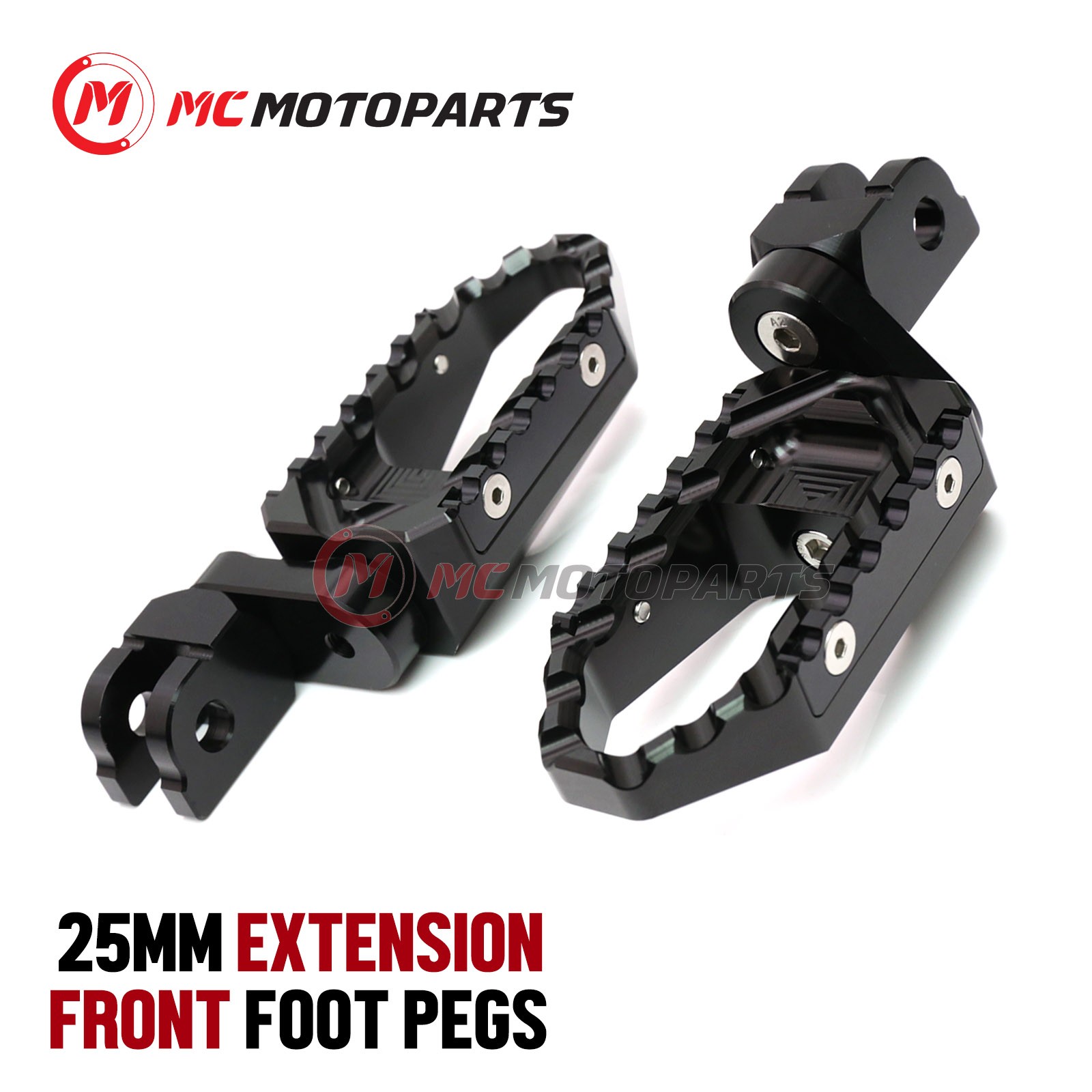 For Ducati Sport 750 All Year 1inch Front Lowering Wide Touring Rider Foot Pegs