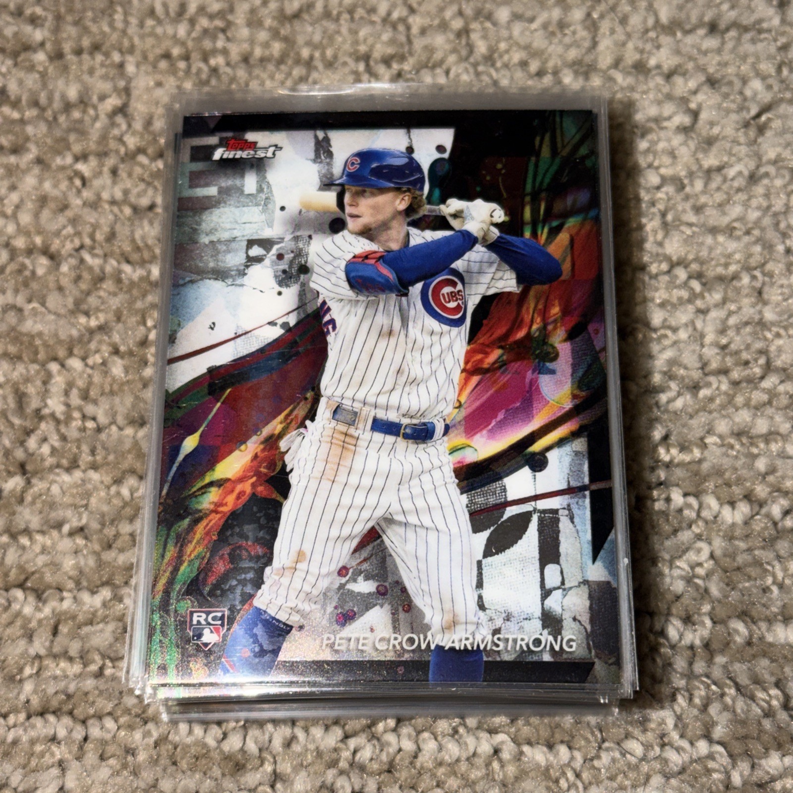2024 Topps Finest #53 Pete Crow-Armstrong RC Base Set Rookie Card Chicago Cubs 2024 Topps Finest #53 Pete Crow-Armstrong RC Base Set Rookie Card Chicago Cubs