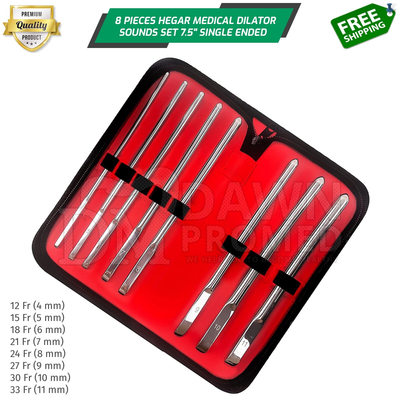 8 Hegar Dilator Set 7.5