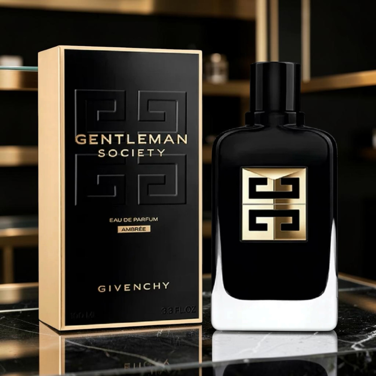 Givenchy Gentleman Society Ambree for Men 3.3 oz Eau de Parfum New with Box