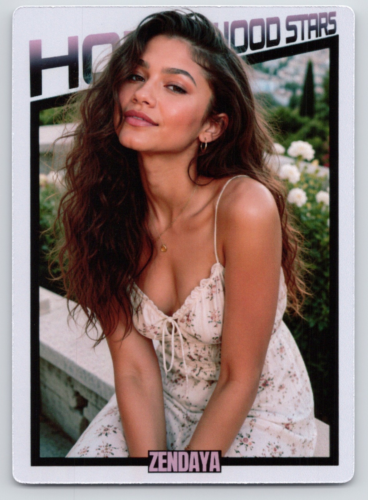 Zendaya Hollywood Actress Singer Model Hot Spicy Custom Trading Card